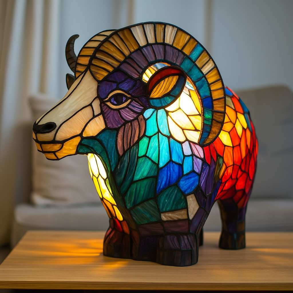 Manchinha - Lampa w witrażach