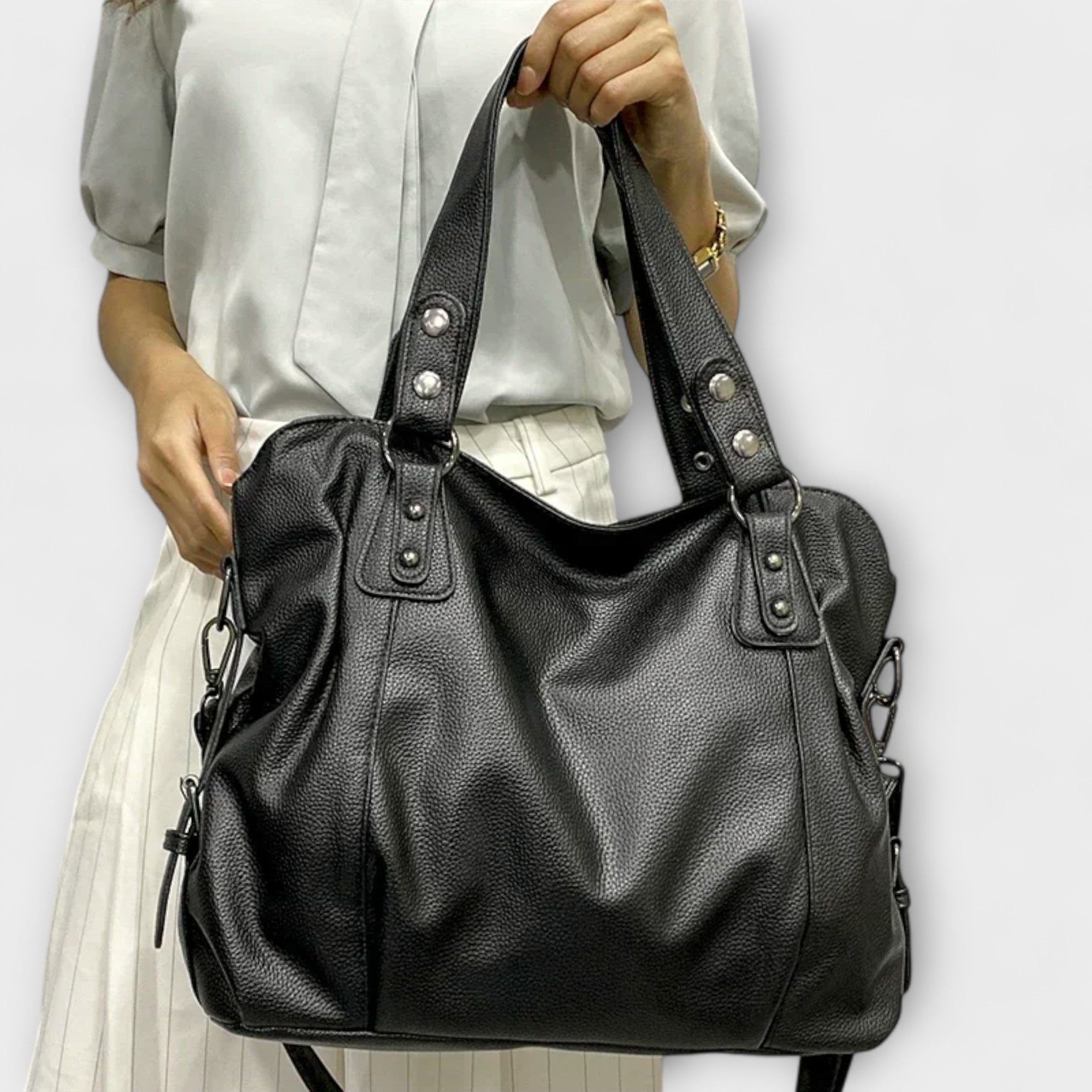 Cécile. - Elegancka torba hobo na ramię