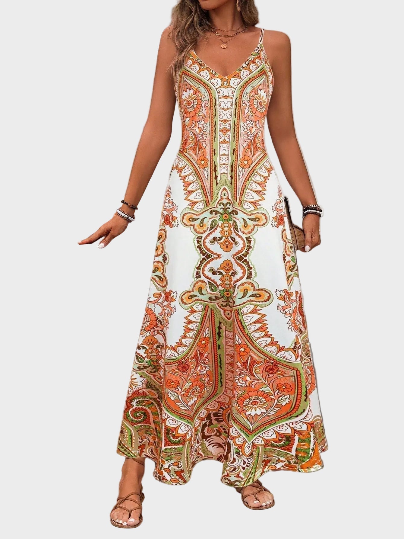 Klára - Eleganckie letnie maxi sukienki bez rękawów