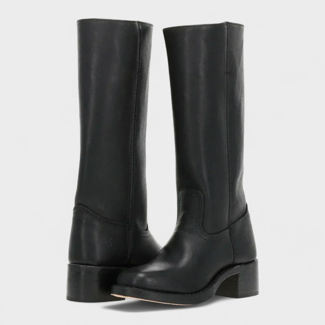 Klára - Klasyczne buty jeździeckie z wysokim cholewką