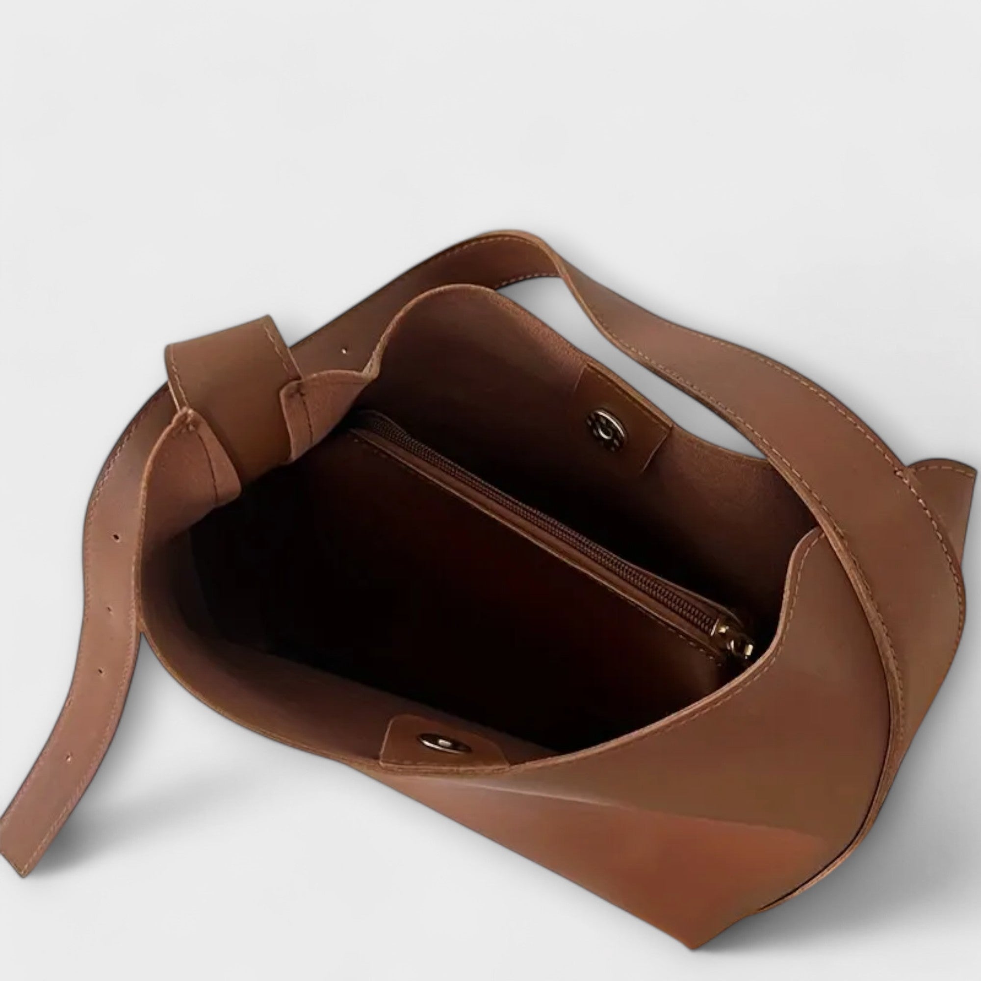 Cécile. – Elegancka skórzana torba na ramię