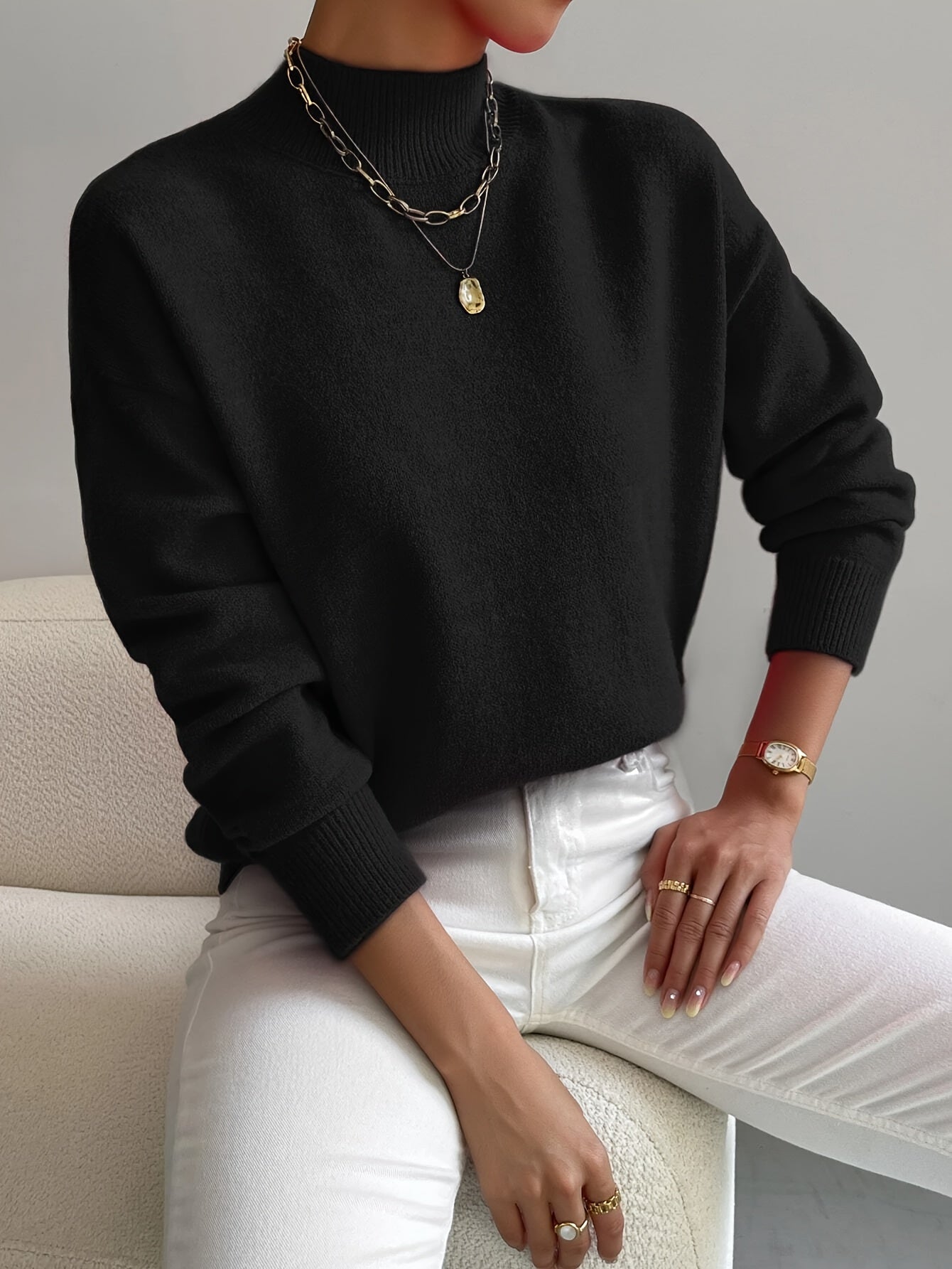 Yvonne - Elegancki sweter casualowy