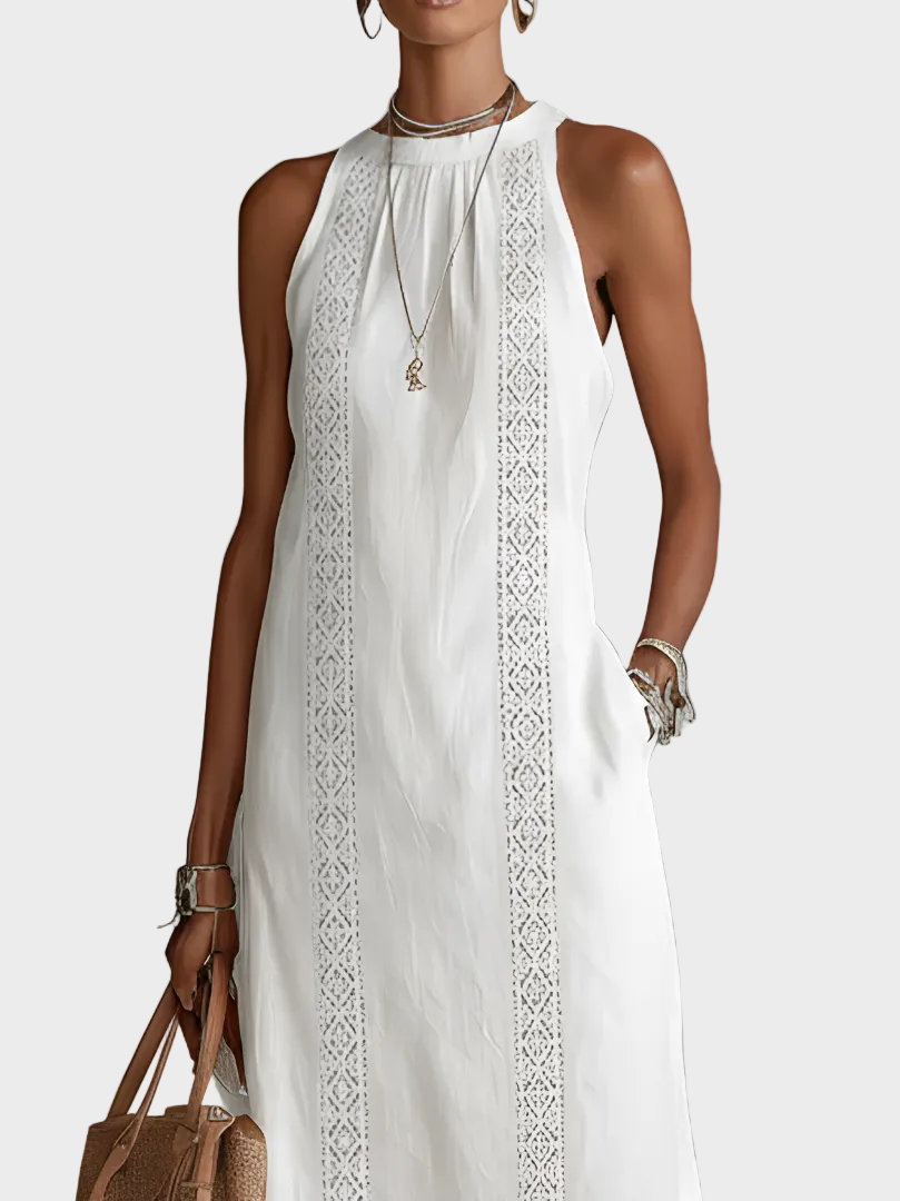 Jimena - midi-sukienka z lnu