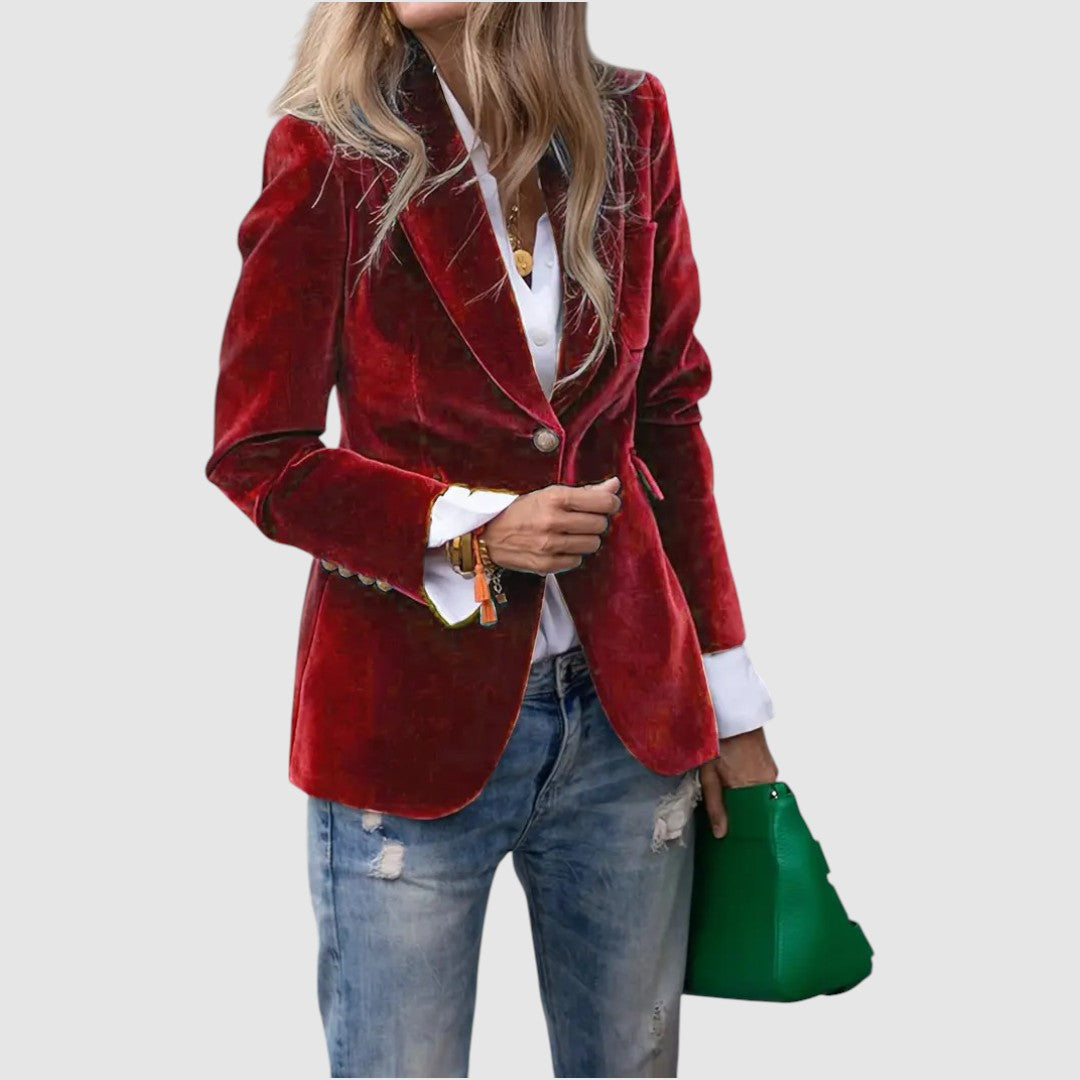 Natálie - Elegancka aksamitna kurtka