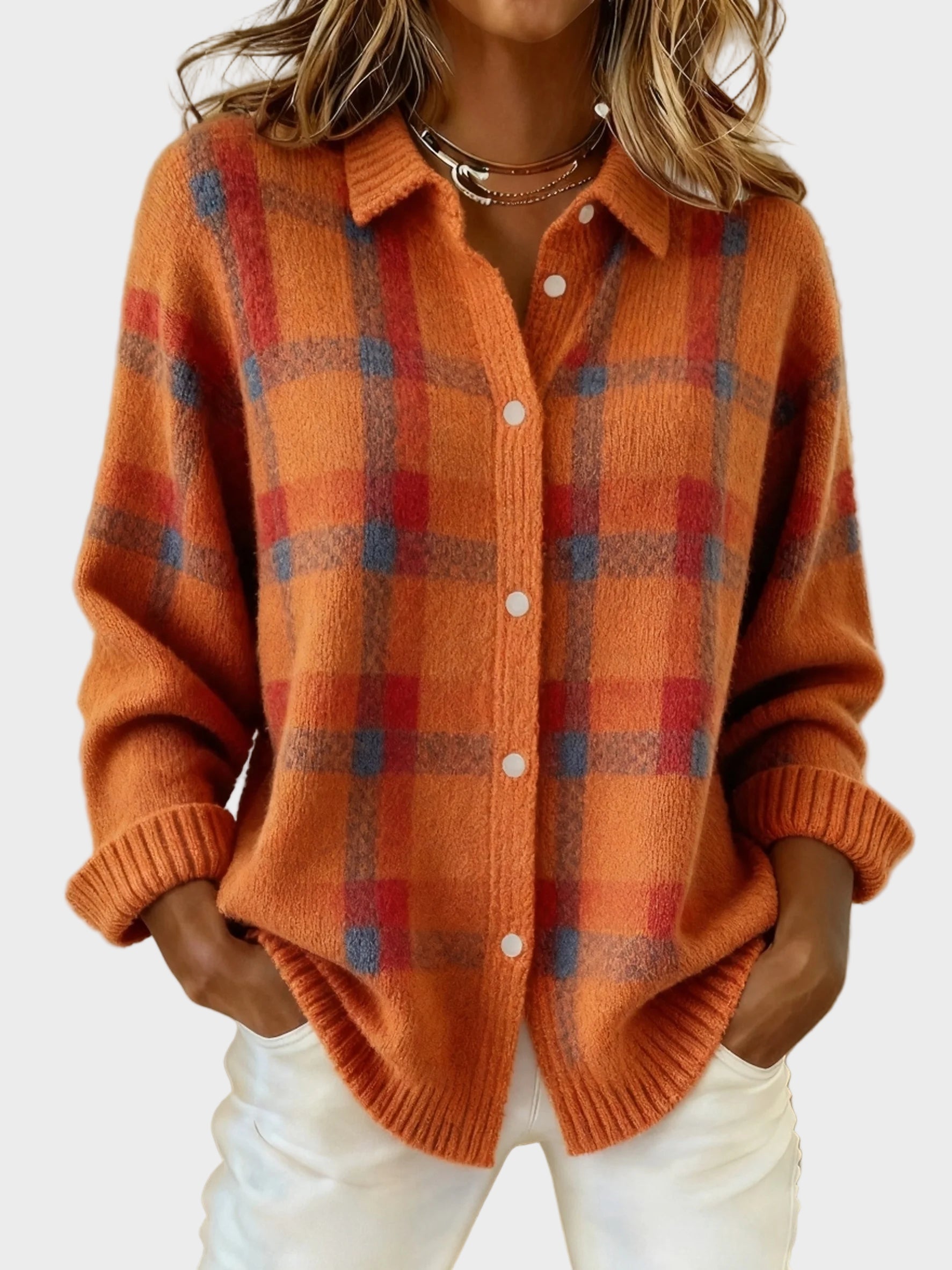 Anny - Stylowy sweter pleciony