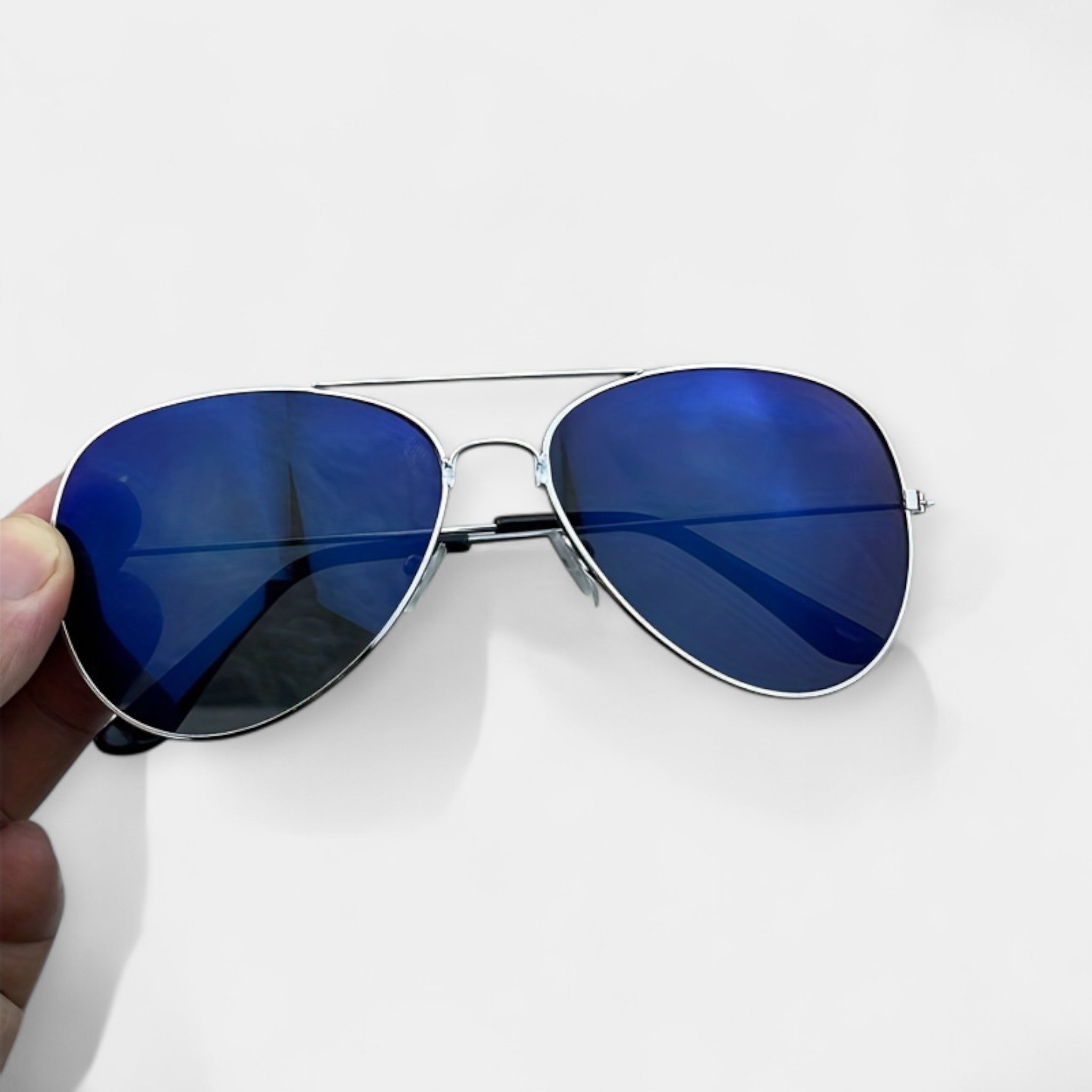Retro okulary z lustrem