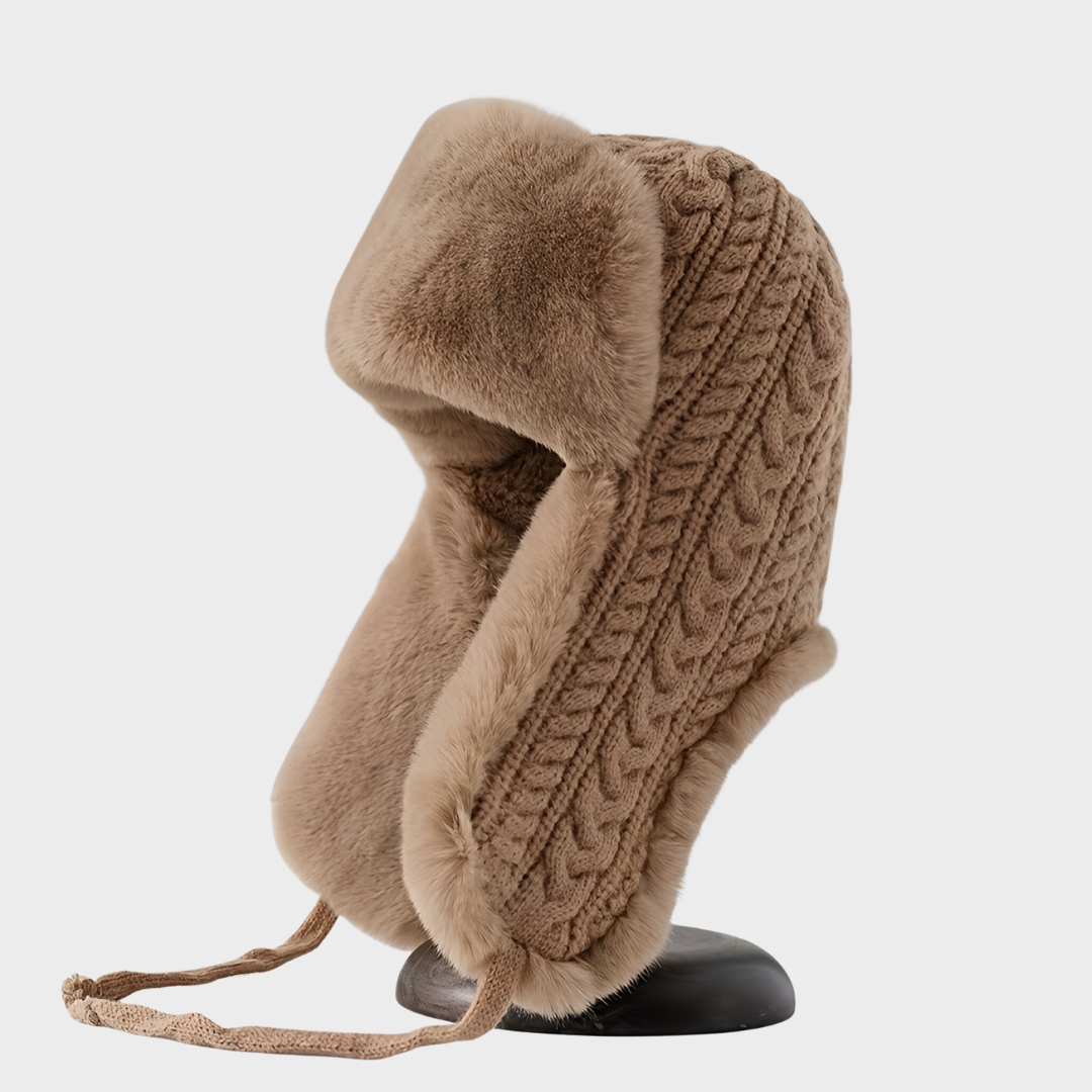Dagmara – Komfortowa Fleece’owa Czapka z Nausznikami