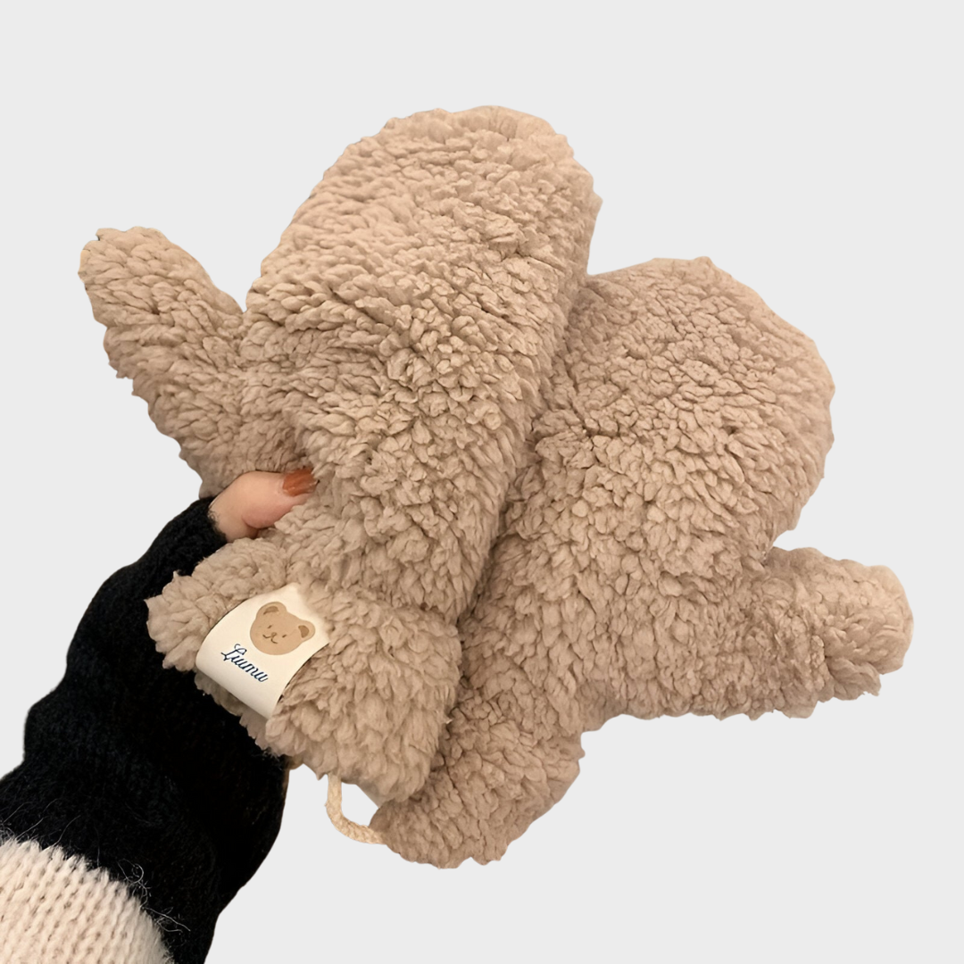 Klara – Pluszowe Rękawiczki Teddy