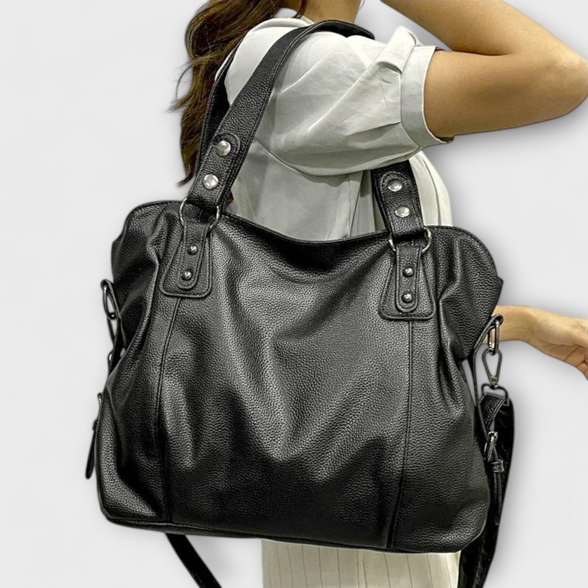 Cécile. - Elegancka torba hobo na ramię