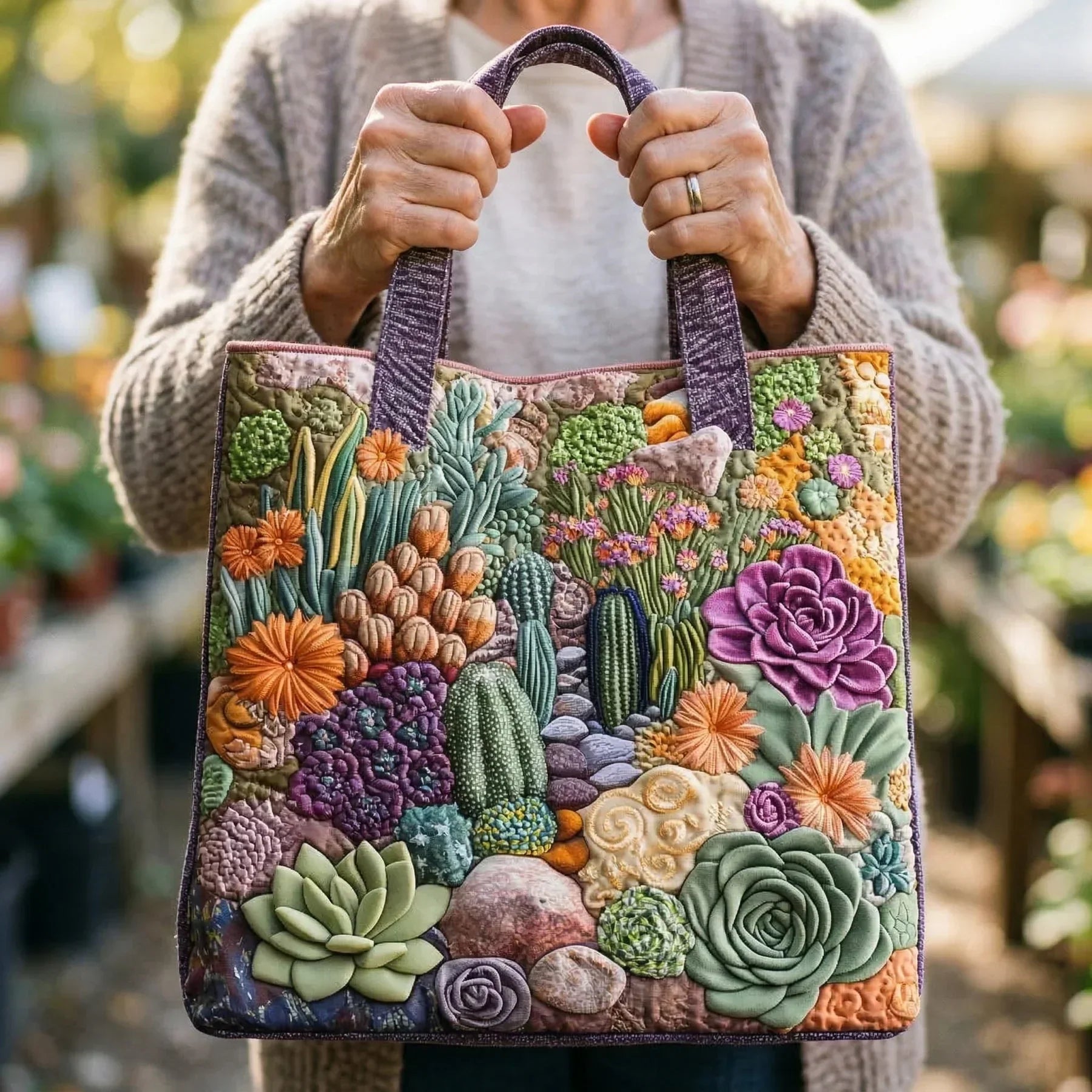 Torba Artisanal - Ogród Sukulentów